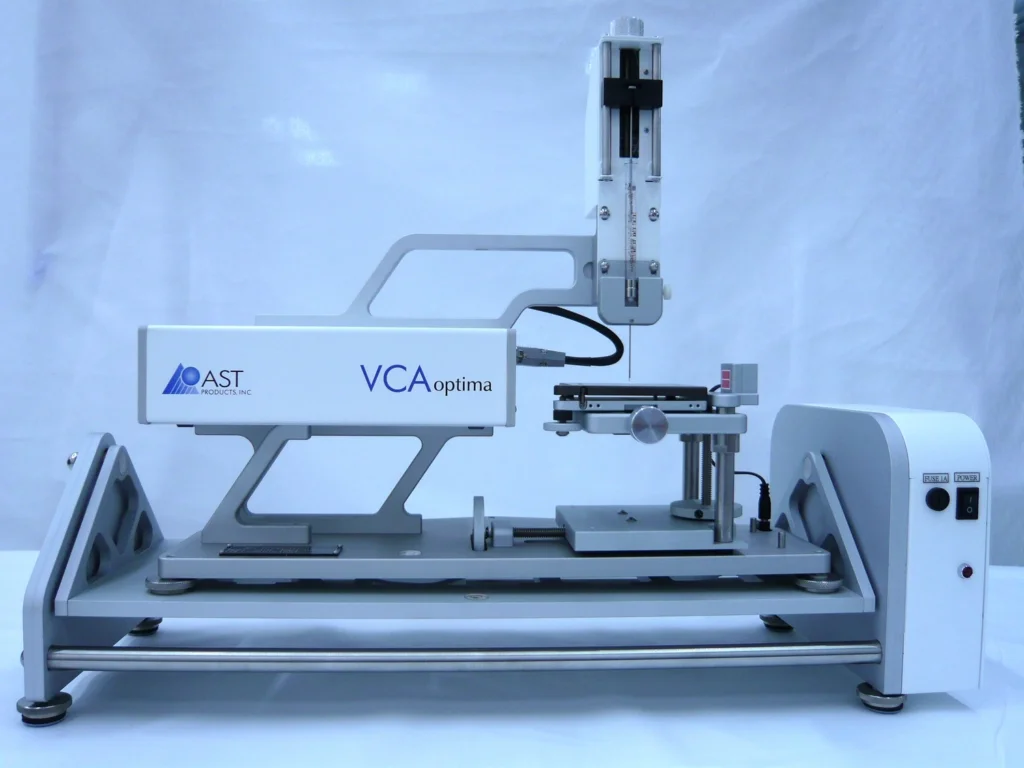 Measuring Method Sessile Drop/Manual or Automatic Calculation